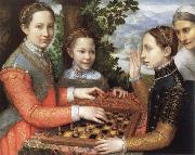 Sofonisba Anguissola the chess game china oil painting reproduction